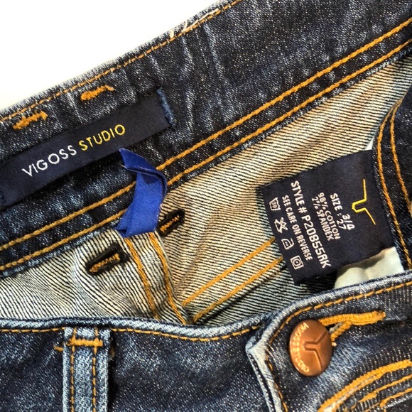 Vigoss Studio Low Rise Distressed Boot Cut Jeans - Picture 5 of 8